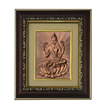 Lakshmi Mata Copper Photo Frames | Lakshmi Mata Photo Frames