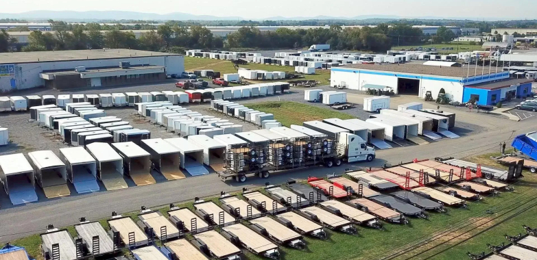 Silver Frost Blackout Cargo Trailer for Sale