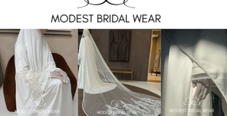 Luxurious bridal cape in silky satin fabric for a timeless look