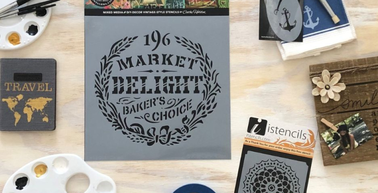 Sturdy Stencil Sets for Creative Crafts