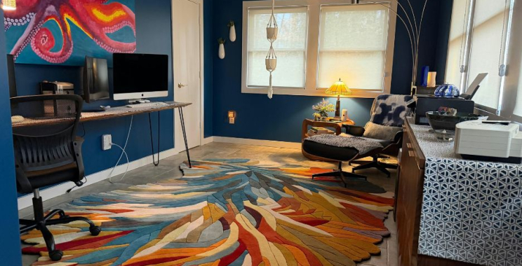 Timeless Needlework: Oushak-Inspired Area Rugs for Elegant Spaces