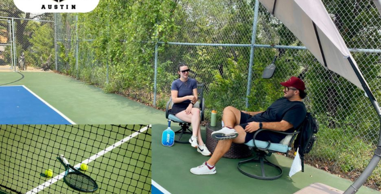 Experience premier pickleball on tranquil lakeside courts