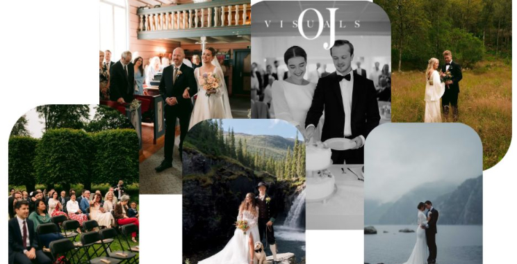 Få minneverdige bryllupsbilder i Norge uten stress