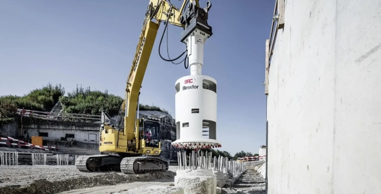 Leistungsstarke Pfahlzerkleinerer für effiziente Bauprojekte